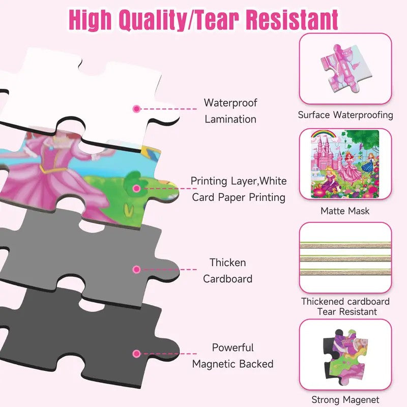 3 in 1 Magnetic Puzzle Book