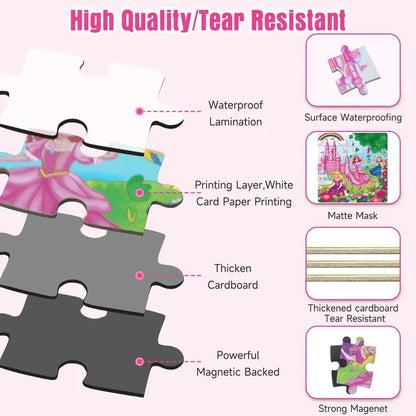 3 in 1 Magnetic Puzzle Book