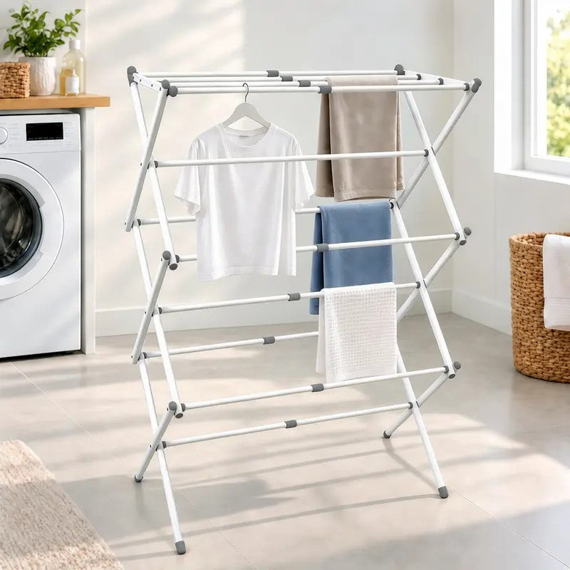 Foldable Metal Laundry Drying Rack