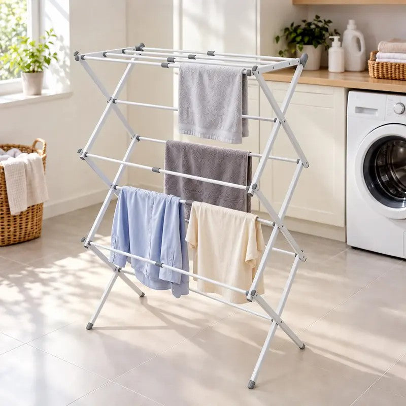 Foldable Metal Laundry Drying Rack
