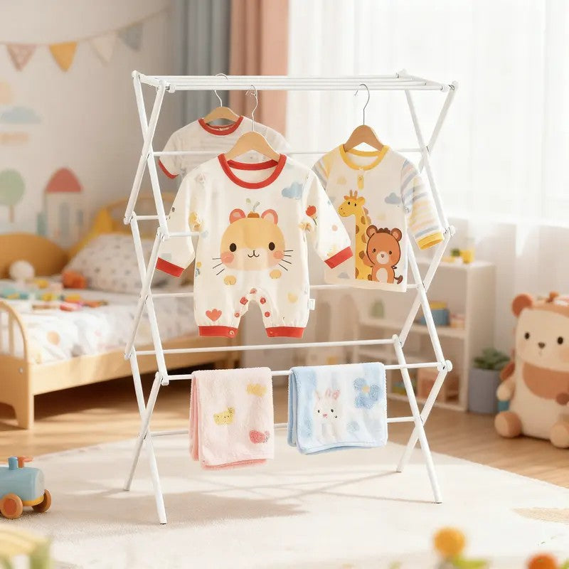 Foldable Metal Laundry Drying Rack