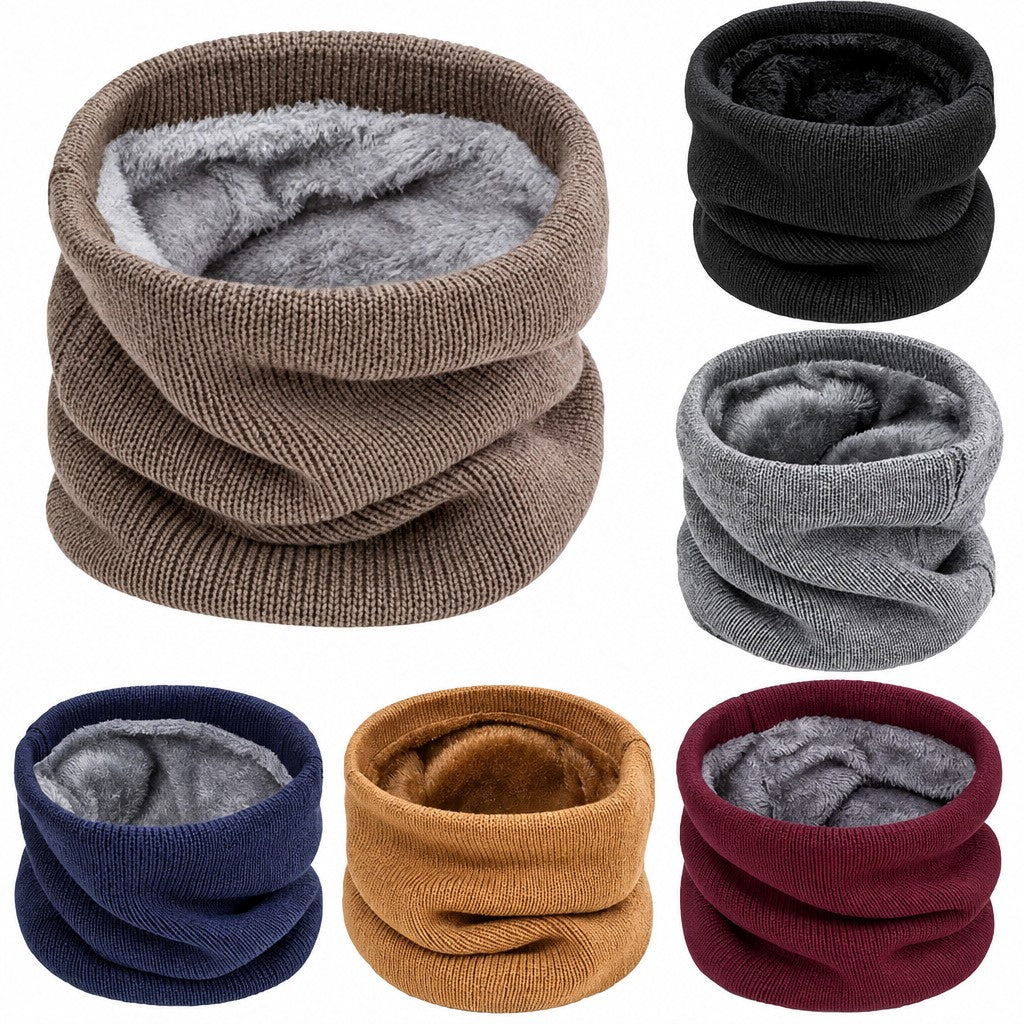 Fleece Lined Knit Neck Warmer