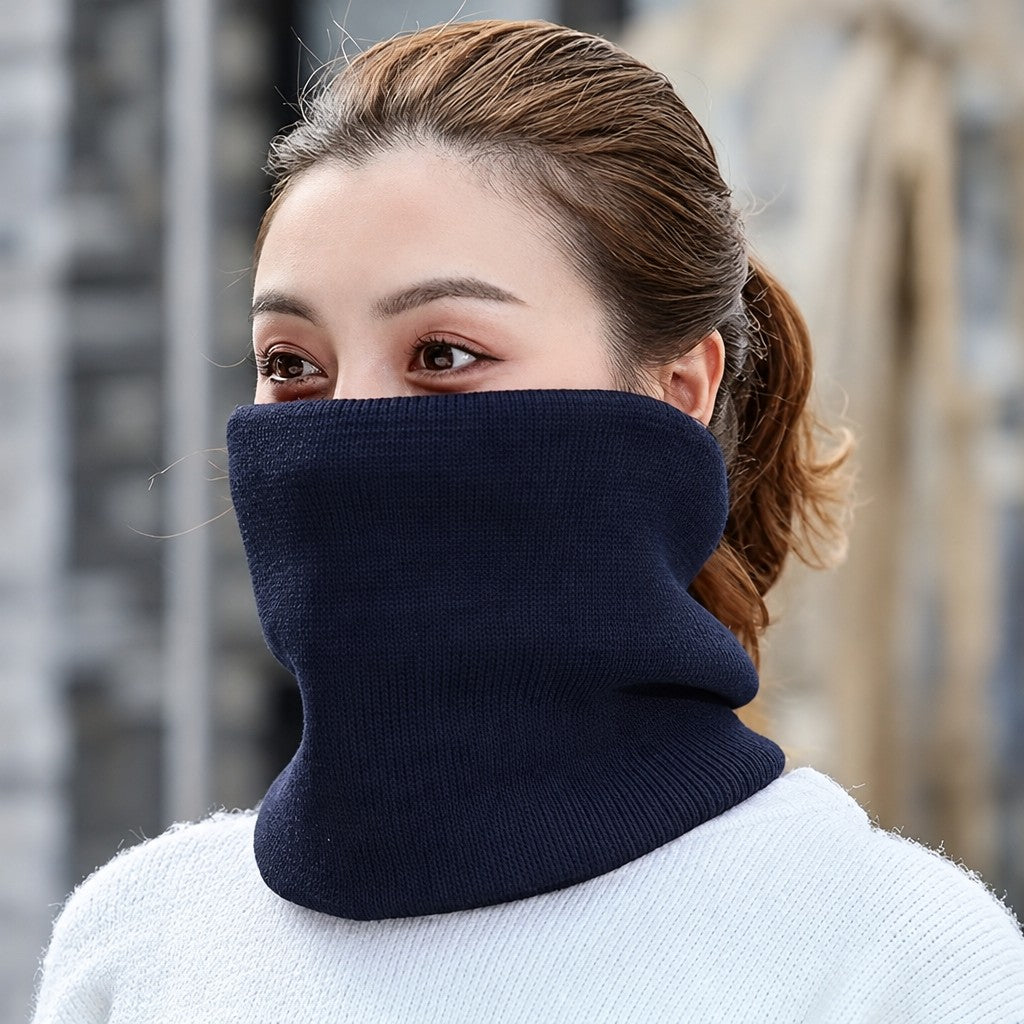 Fleece Lined Knit Neck Warmer