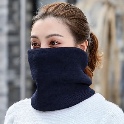 Fleece Lined Knit Neck Warmer