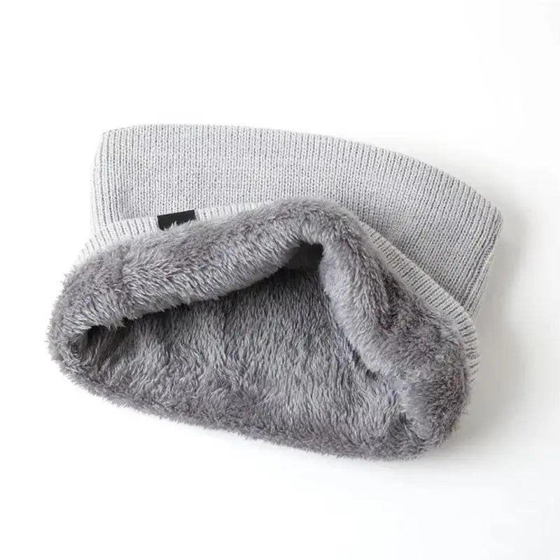 Fleece Lined Knit Neck Warmer