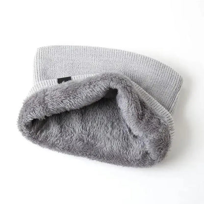 Fleece Lined Knit Neck Warmer