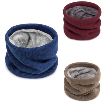 Fleece Lined Knit Neck Warmer