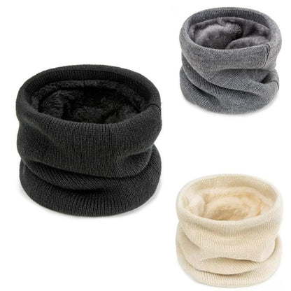 Fleece Lined Knit Neck Warmer