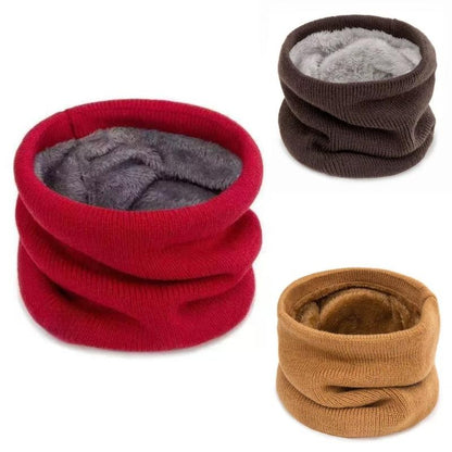 Fleece Lined Knit Neck Warmer