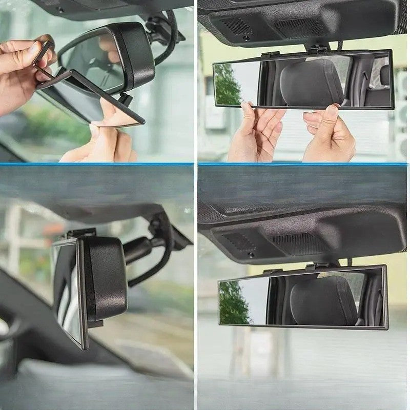 Wide Angle Clip-On Rearview Mirror