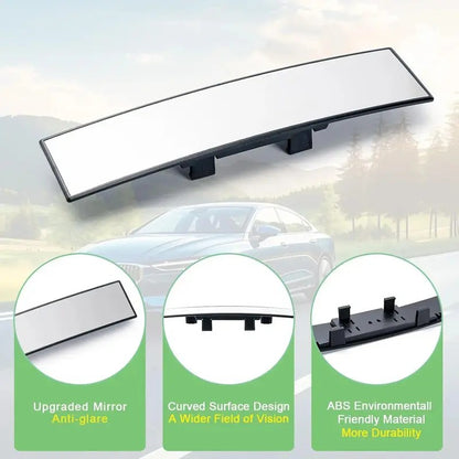 Wide Angle Clip-On Rearview Mirror