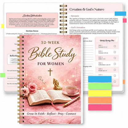52-Week Bible Study Devotional Journal
