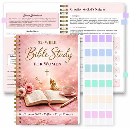 52-Week Bible Study Devotional Journal