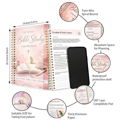 52-Week Bible Study Devotional Journal