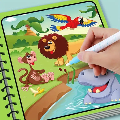 Reusable Magic Water Drawing Book Set