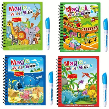 Reusable Magic Water Drawing Book Set