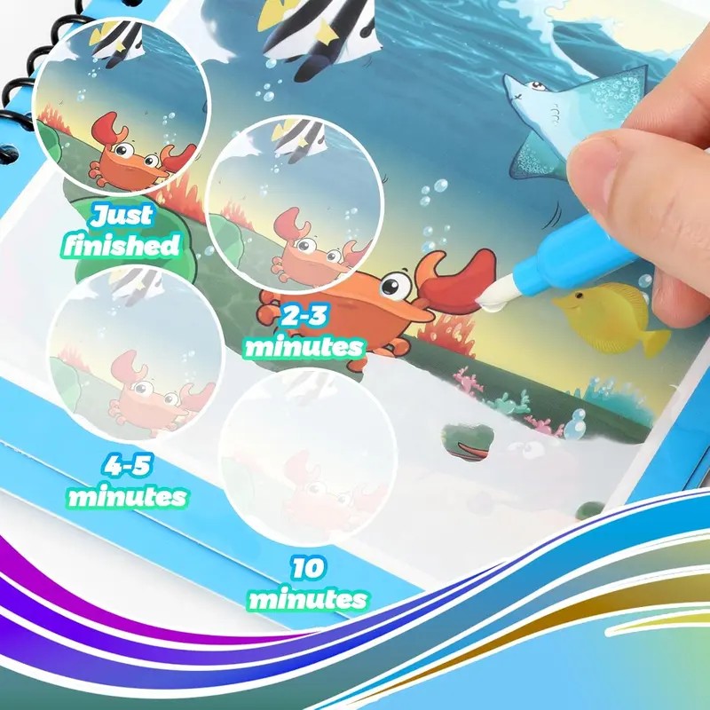 Reusable Magic Water Drawing Book Set