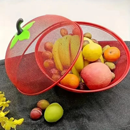 Apple Shaped Mesh Fruit Basket