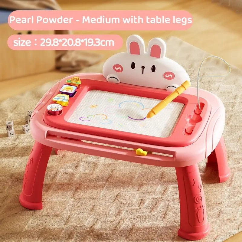 Magnetic Drawing Table with Animal Design