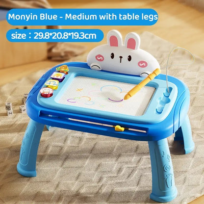 Magnetic Drawing Table with Animal Design