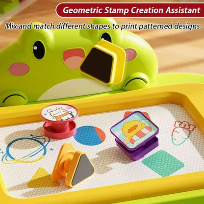Magnetic Drawing Table with Animal Design