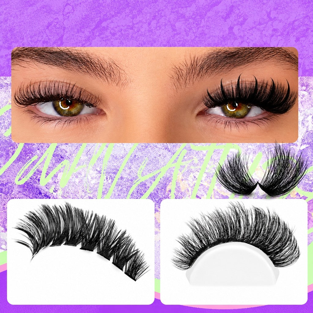 640pc DIY Fluffy Cluster Eyelash Kit with Tools