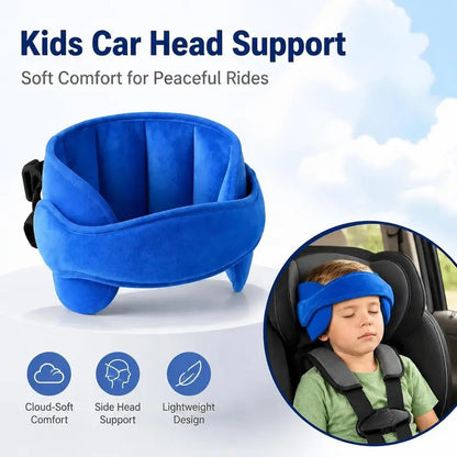 Plush Kids Car Seat Head Support