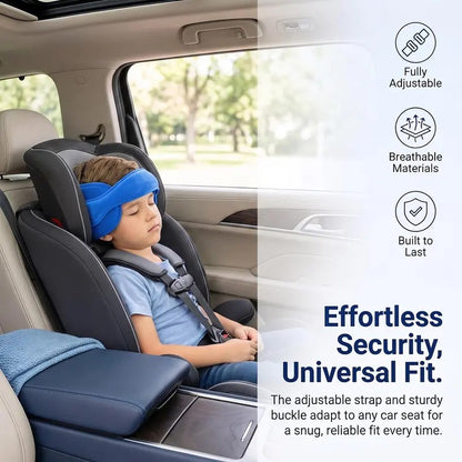Plush Kids Car Seat Head Support