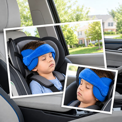 Plush Kids Car Seat Head Support