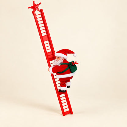 Animated Climbing Santa Ornament
