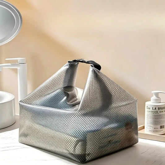 2PC Mesh Bath Storage Bag Set