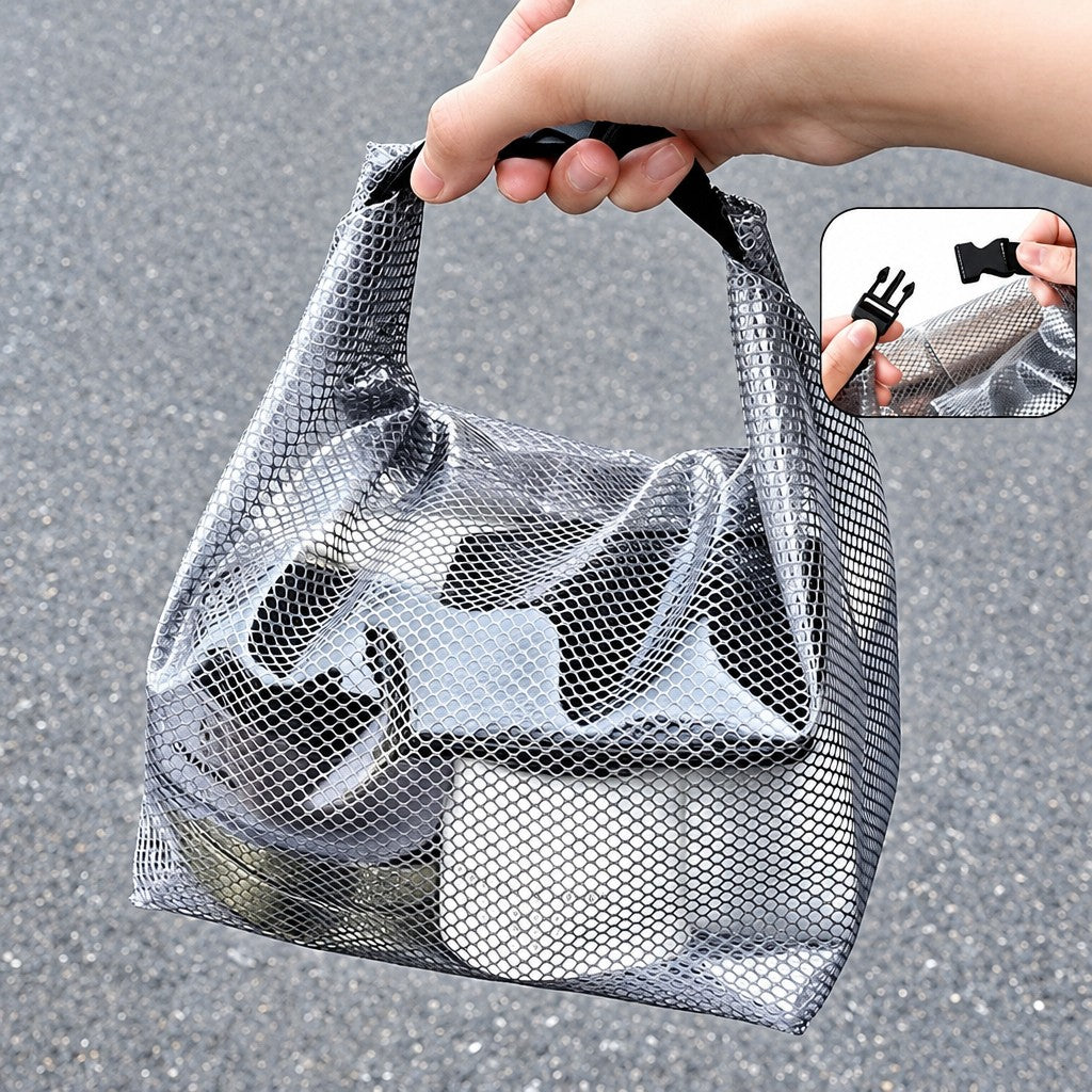 2PC Mesh Bath Storage Bag Set