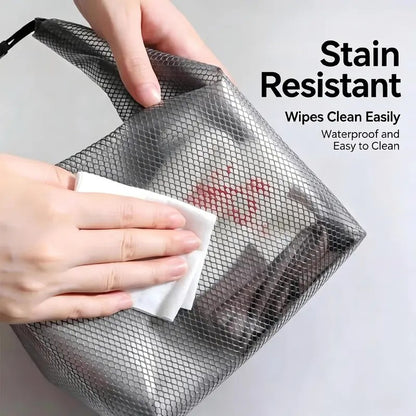 2PC Mesh Bath Storage Bag Set