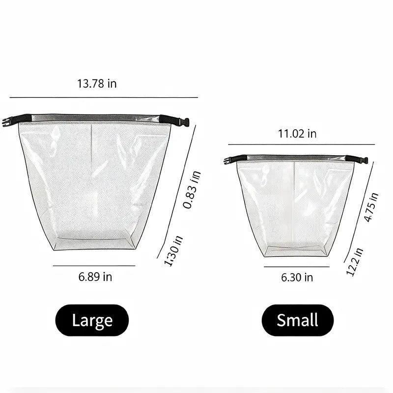 2PC Mesh Bath Storage Bag Set